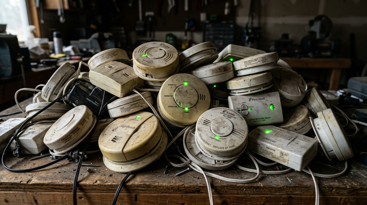Pile of old CO detectors